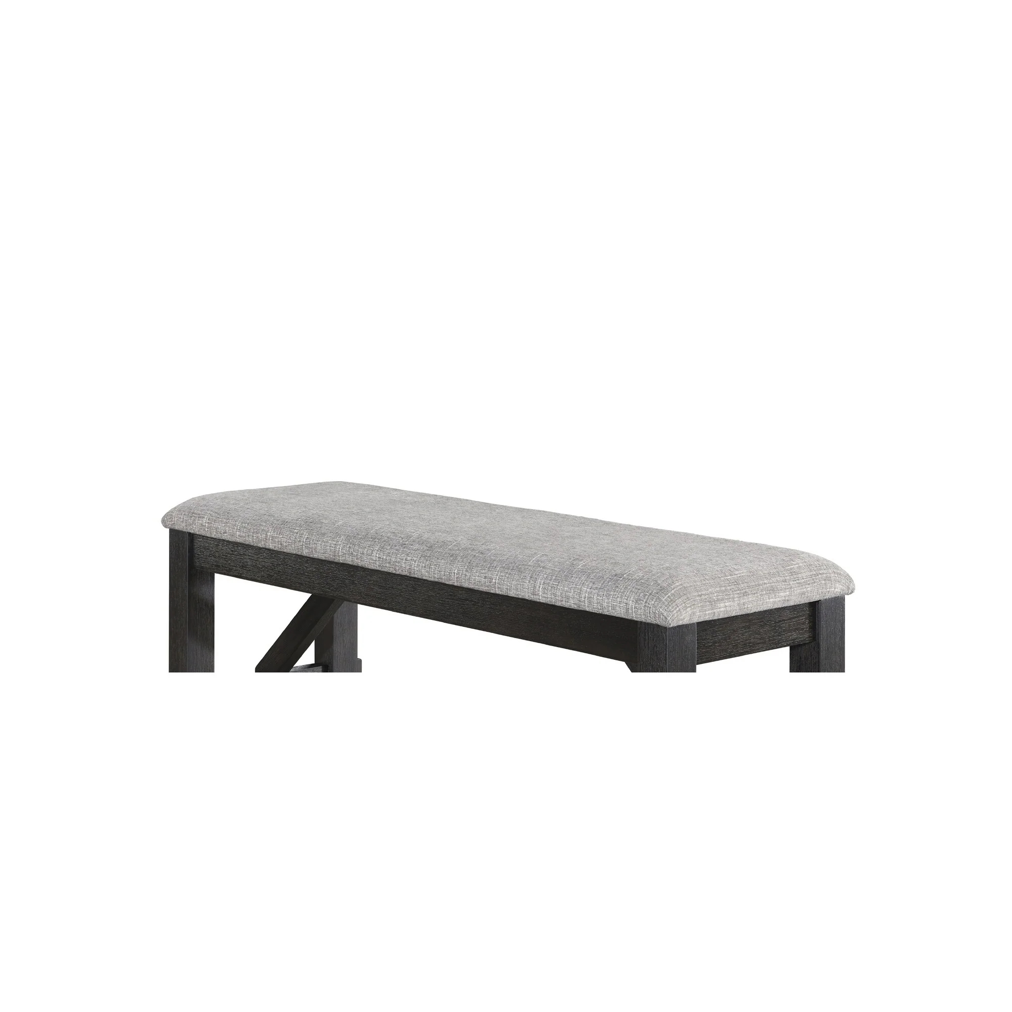 Farmhouse Storage Narrow Hallway Bench with Wood Legs