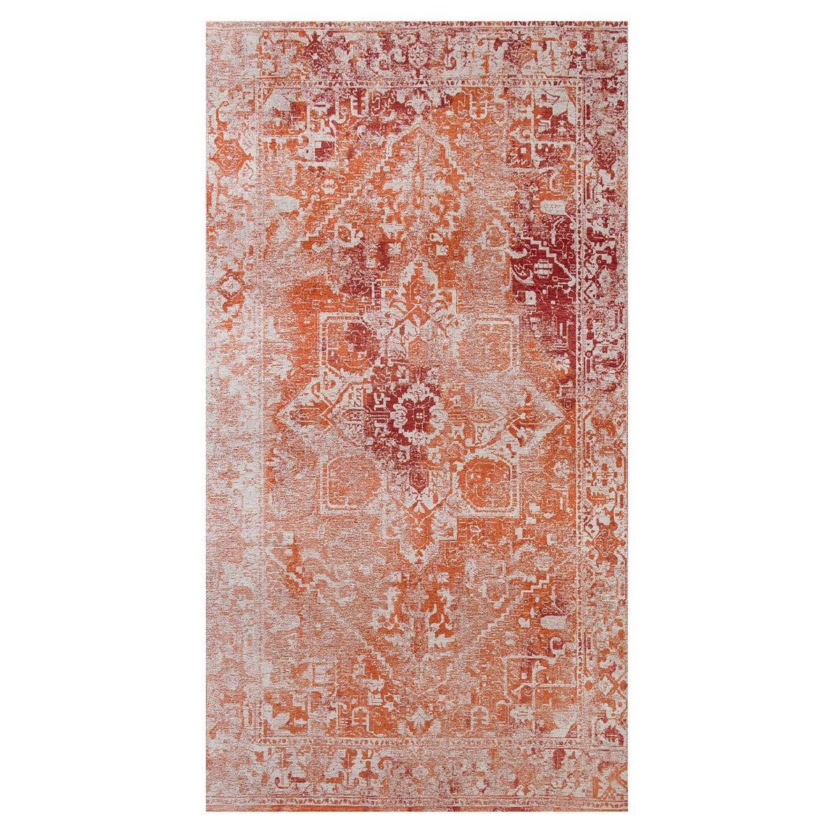 Lola&Moi vloerkleed Brick - rood - 80x150cm