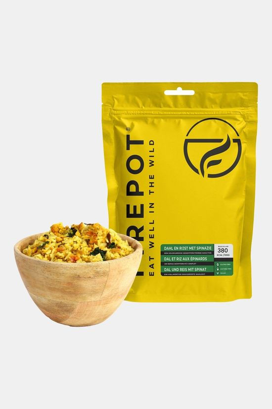 Firepot Vegan Dahl En Rijst Met Spinazie Maaltijd