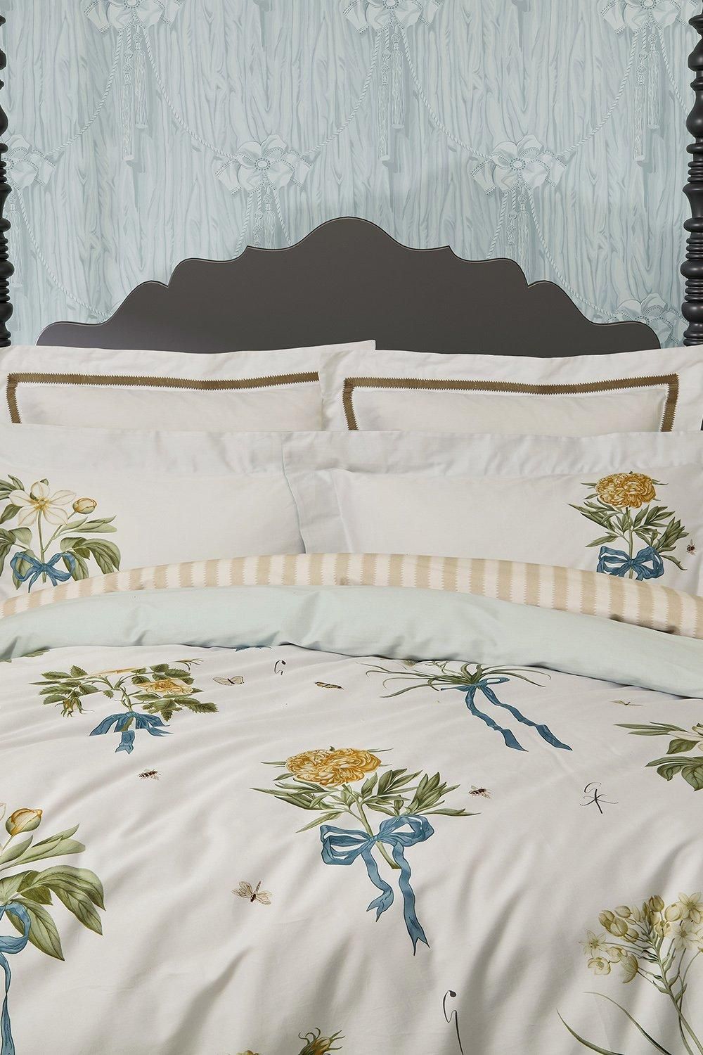 Sanderson Cupids Beau' Cotton Sateen Duvet Cover Set