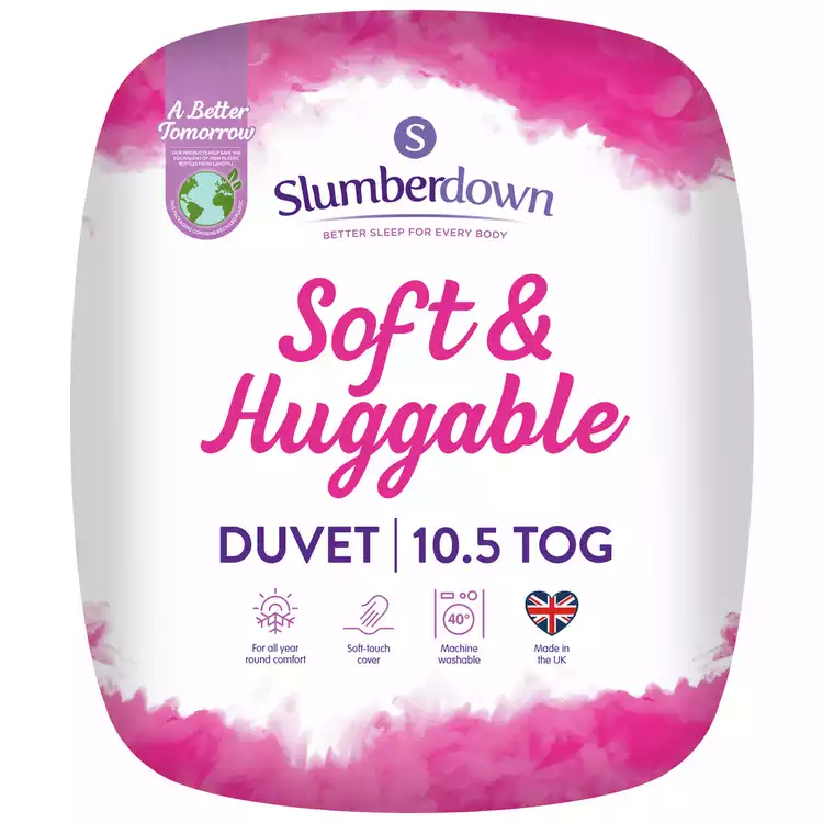 Slumberdown Soft & Huggable 10.5 Tog Duvet - Single