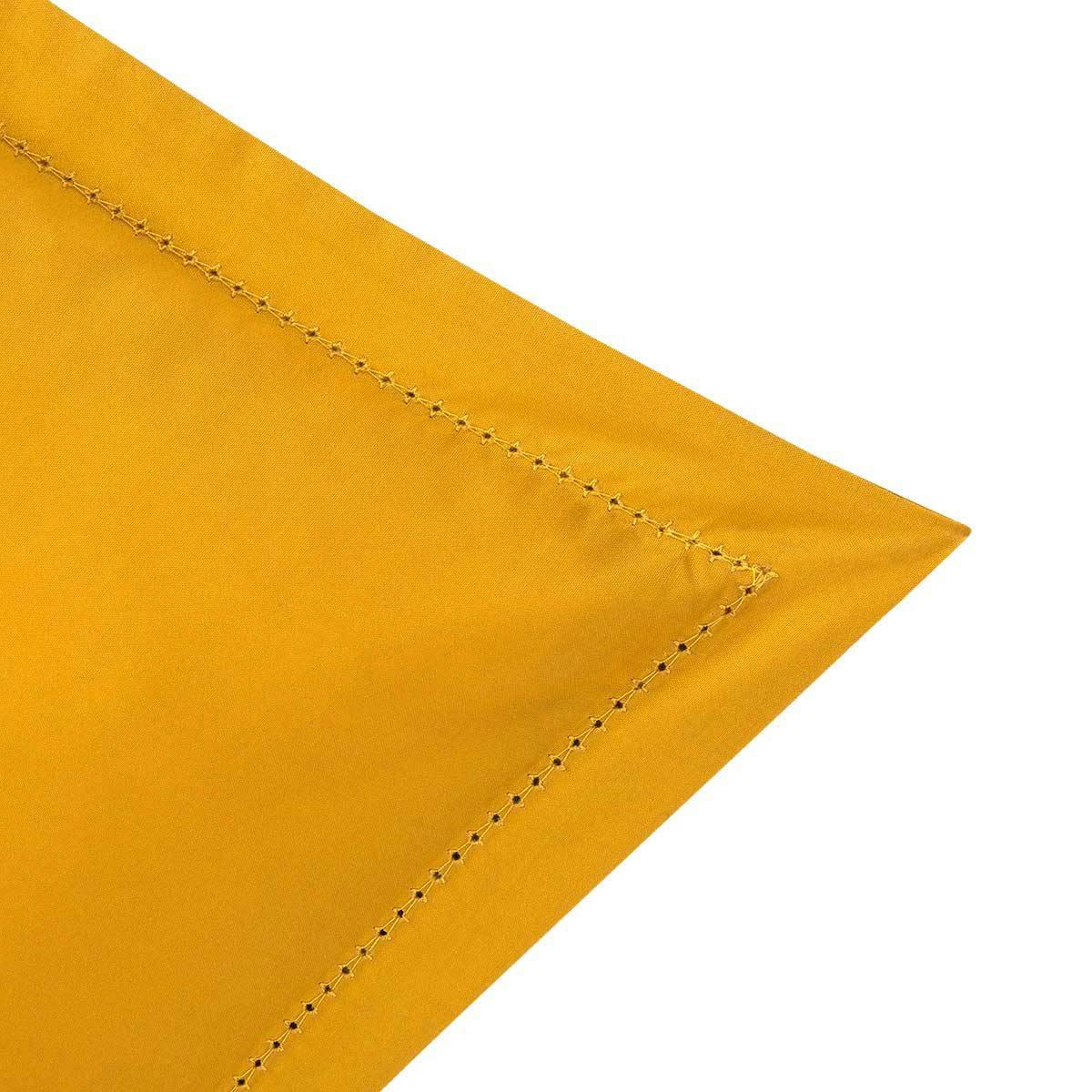 ALCOVE - Taie d'oreiller en percale de coton orange 30 x 40 cm