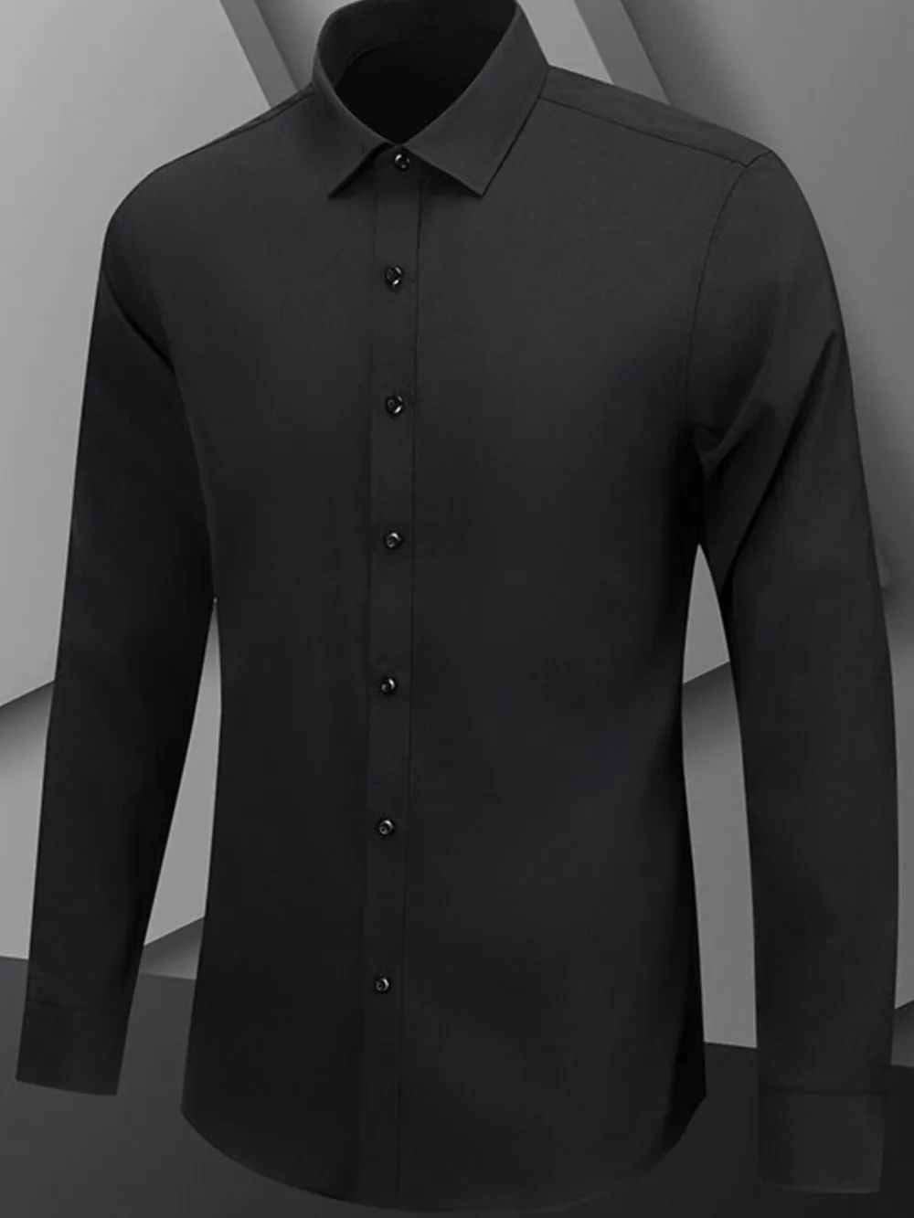 Men's Full Size Button Up Long Sleeve Shirt Plus Size