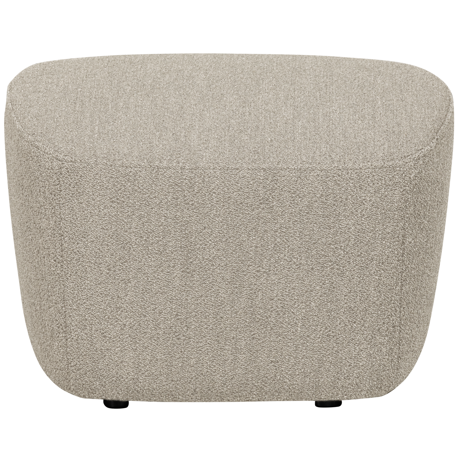 vtwonen hocker Lofty - Bouclé - Naturel - 41x62x48