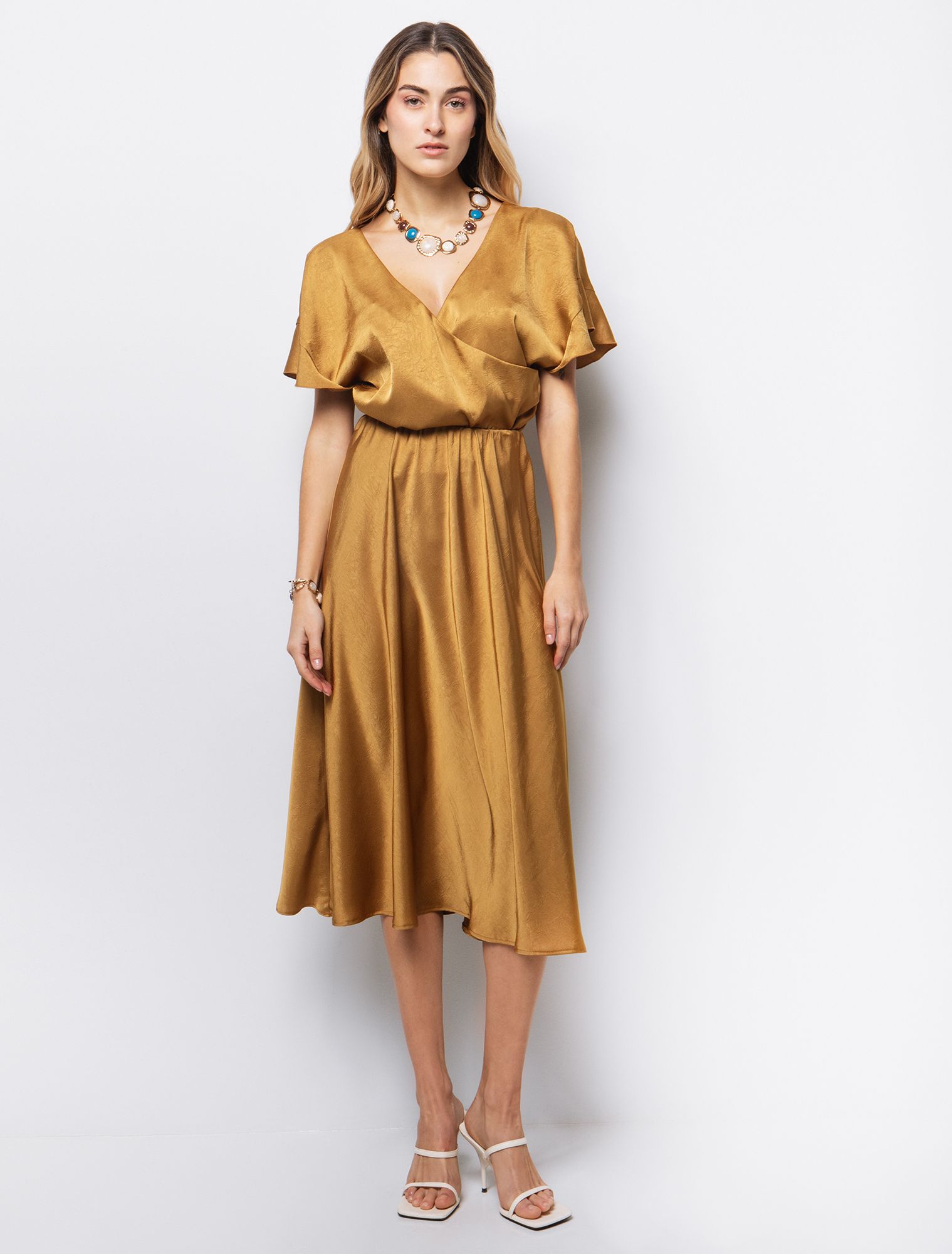 Κρουαζέ μπλούζα σατινέ