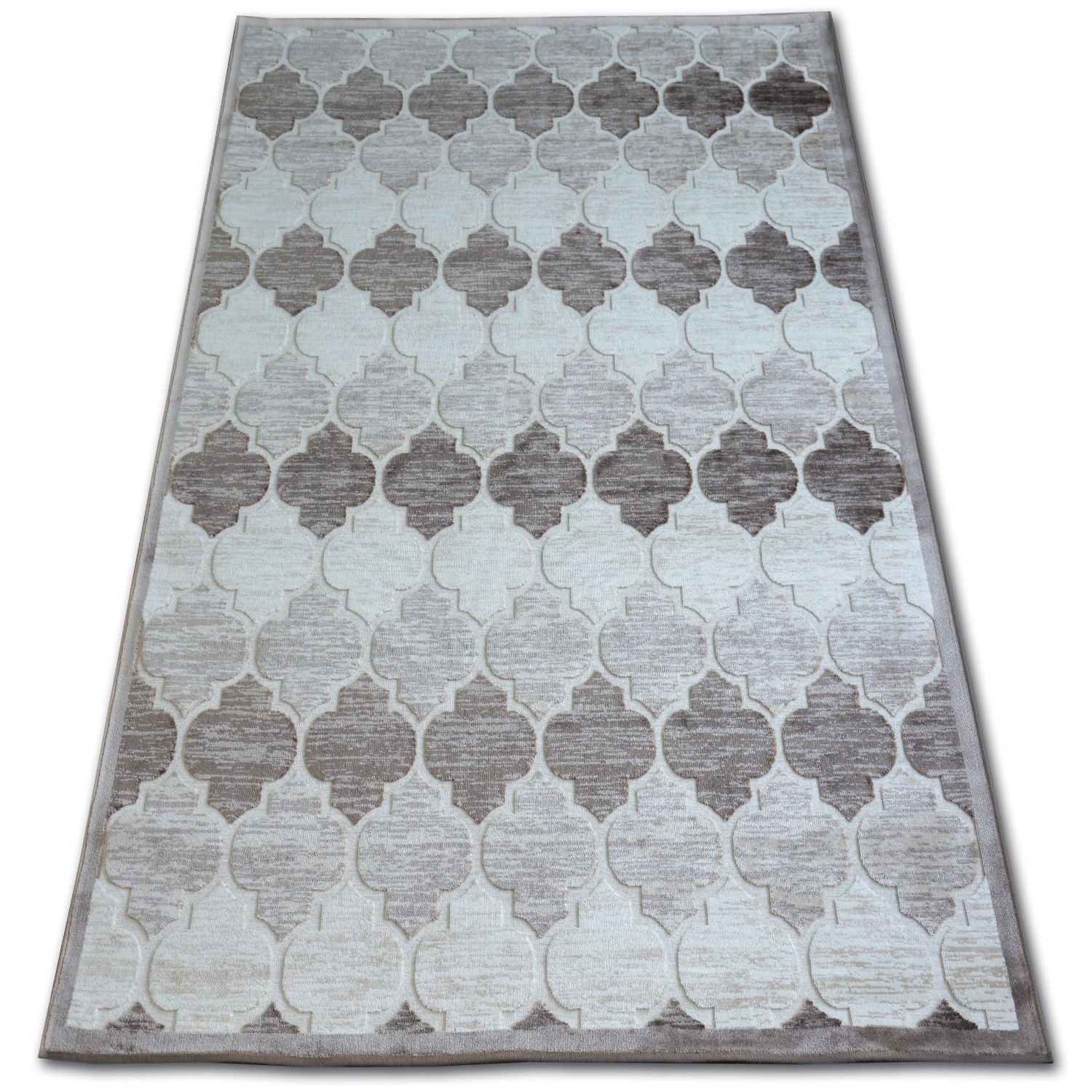 Dywan AKRYL YAZZ 3766 D.Beige/Brown Koniczyna Marokańska 133x190 cm