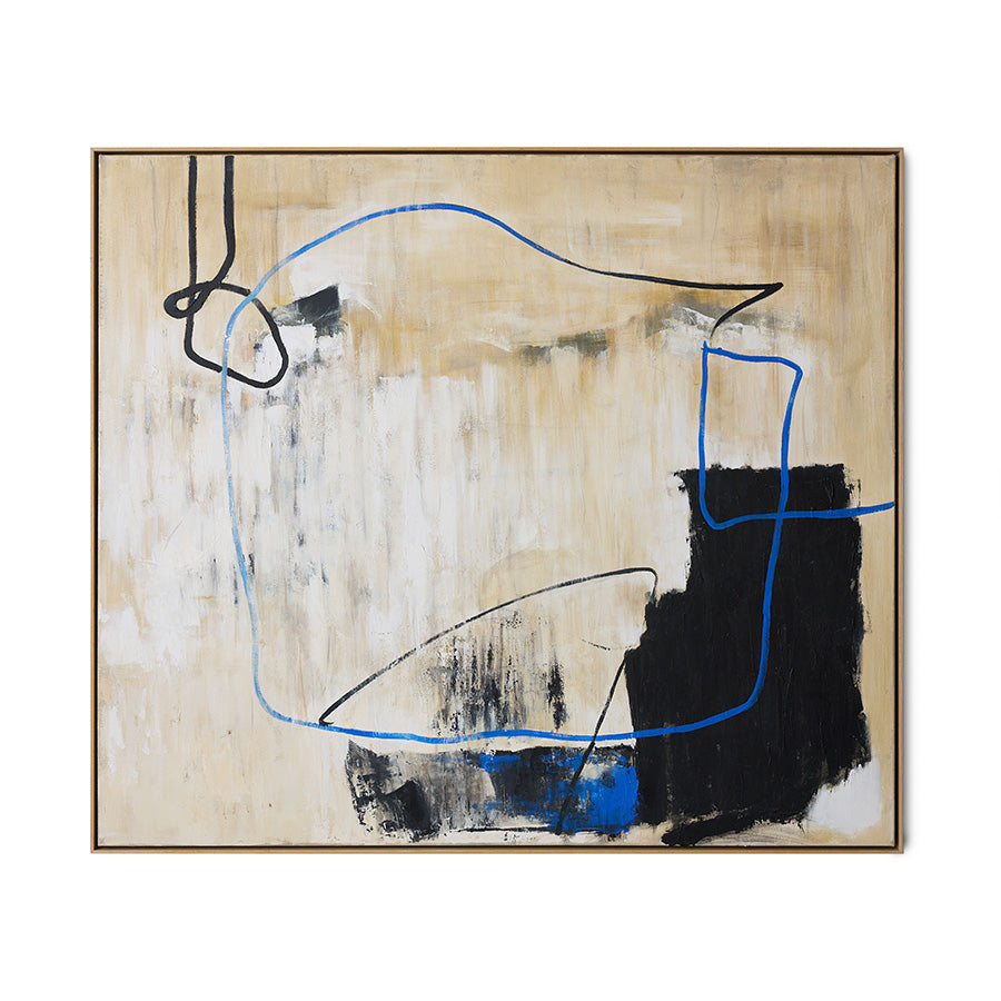 HKLIVING ingelijste kunst – Easy Elan – 153x133cm