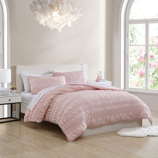 Poppy & Fritz Scrunch Stripe Quilt Set