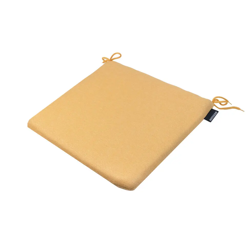 Madison - Zitkussen Napels - Geel - 40x40x4,5cm - Set van 4