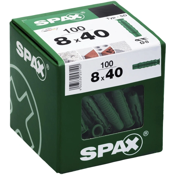 Spreizdübel, Typ-SD, Nylon, 100 Stück, 6 x 40 mm