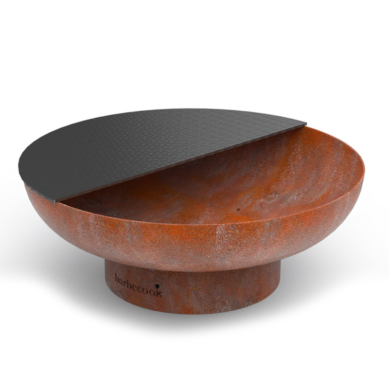 Plancha demi lune pour barbecue 77 x 38 cm BARBECOOK