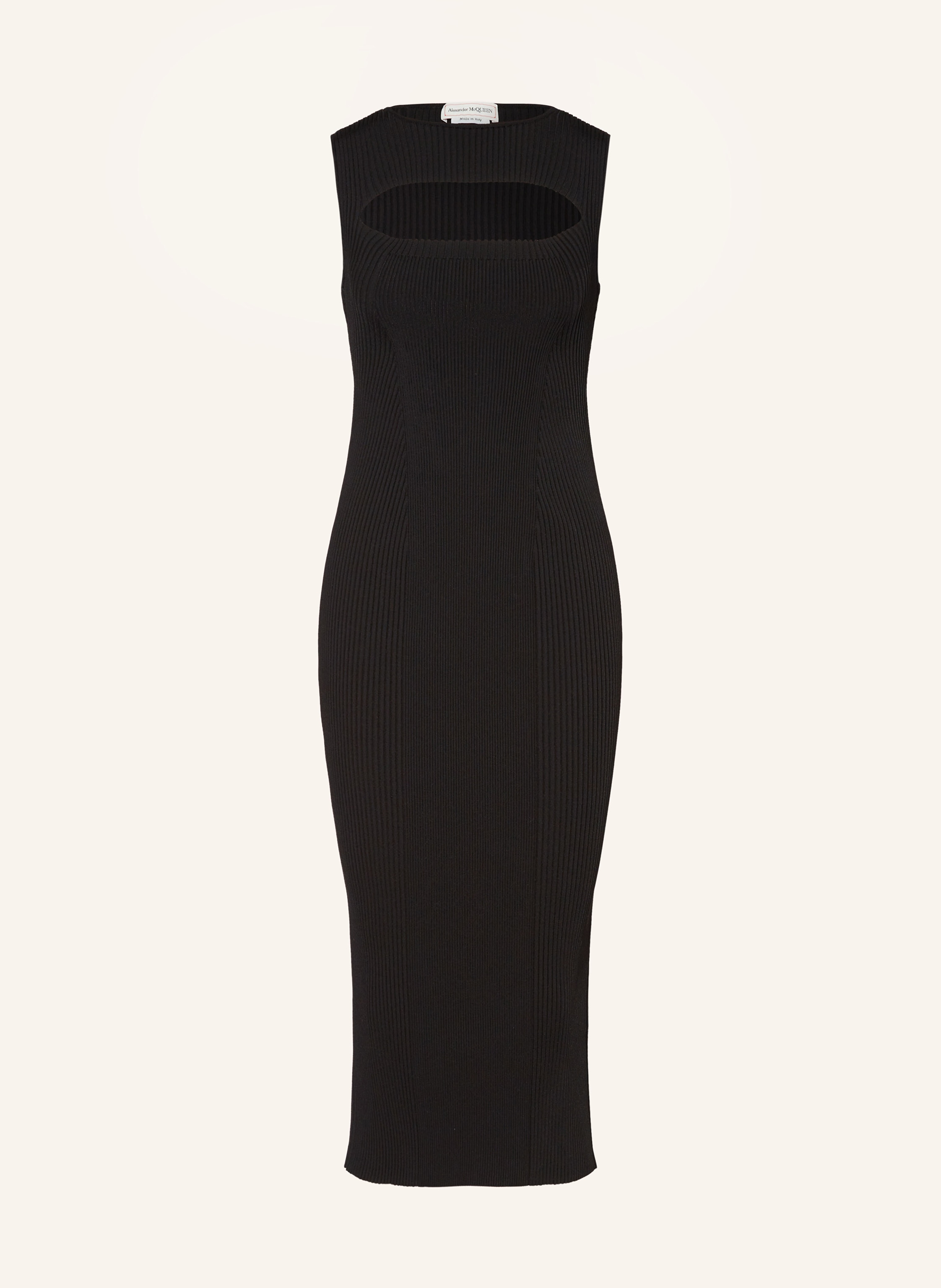 McQUEEN Strickkleid mit Cut-out