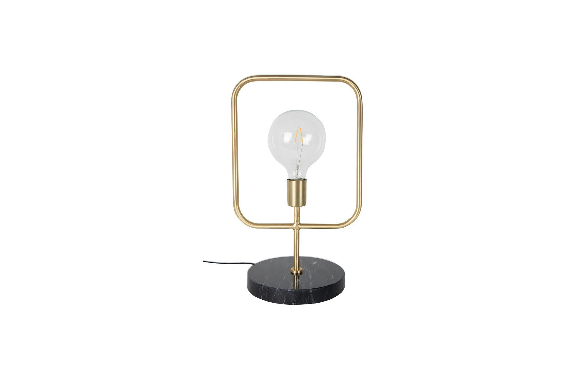 CUBO - Lampe à poser en métal doré