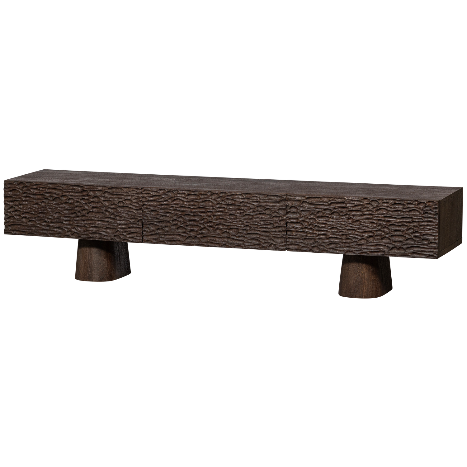 WOOOD Crumble TV-Meubel - Mango - Walnoot - 50x160x46