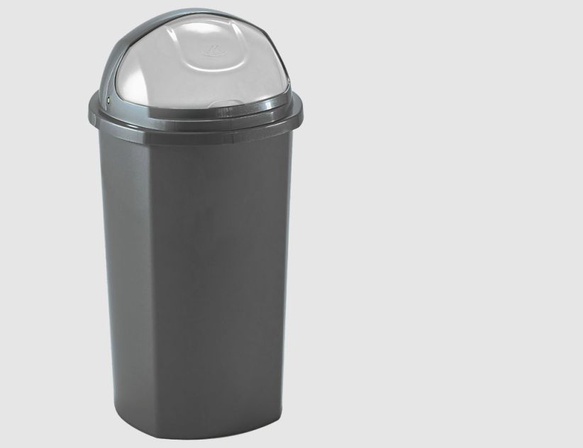 Abfallbehälter Roll top Grau