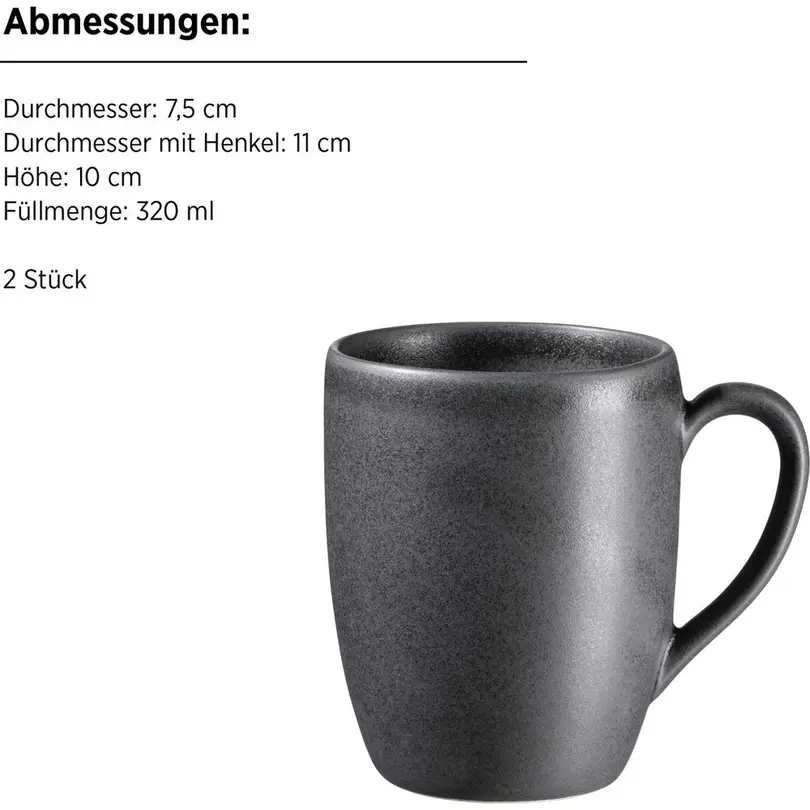 Geschirrset 10-teilig Tiles