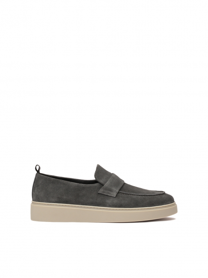 Men's suede slip-on sneakers