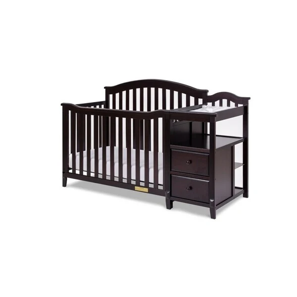 Mikaila Kali 4-in-1 crib and changer Espresso