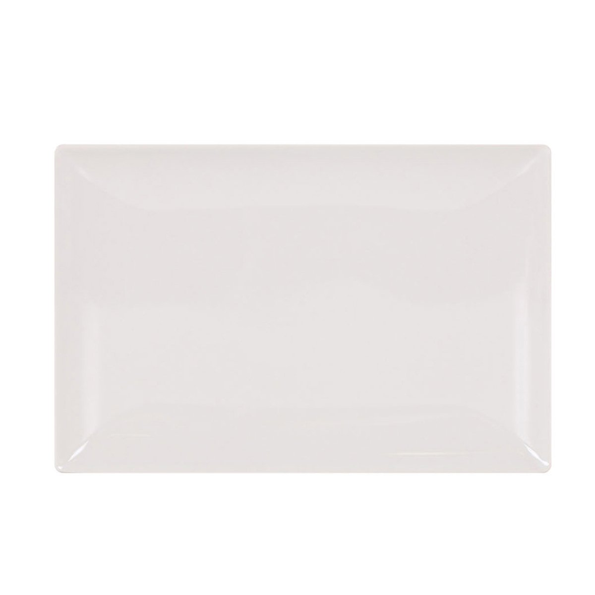 Travessa branca ELITE em cerâmica 20x30cm