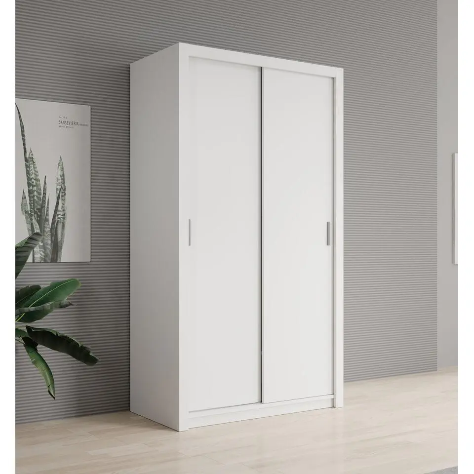 Meubella - Kledingkast Blake - Wit - 120 cm