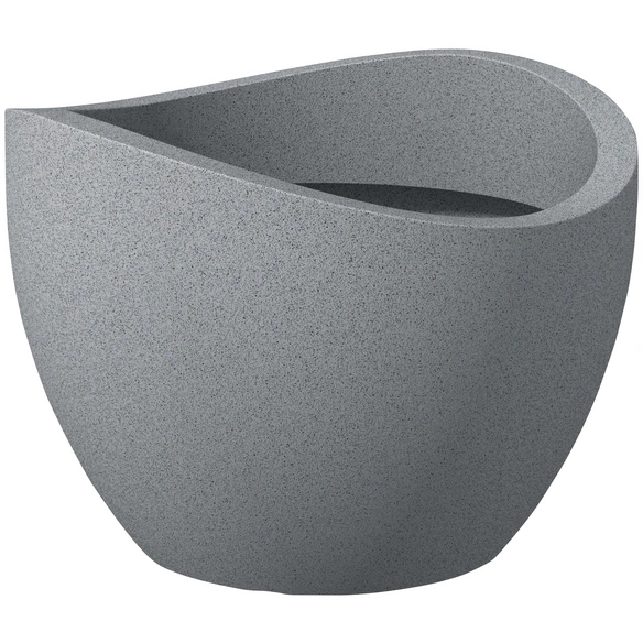 Pflanzgefäß »WAVE GLOBE«, ØxH: 40 x 29,7 cm, grau