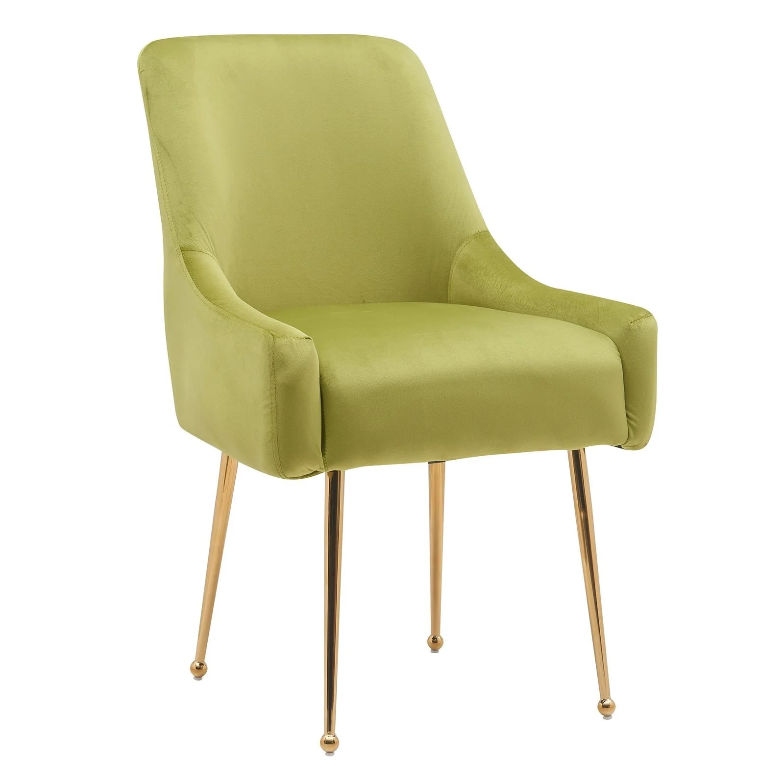 Tufted Velvet Upholstered Dining Chair Set of 2