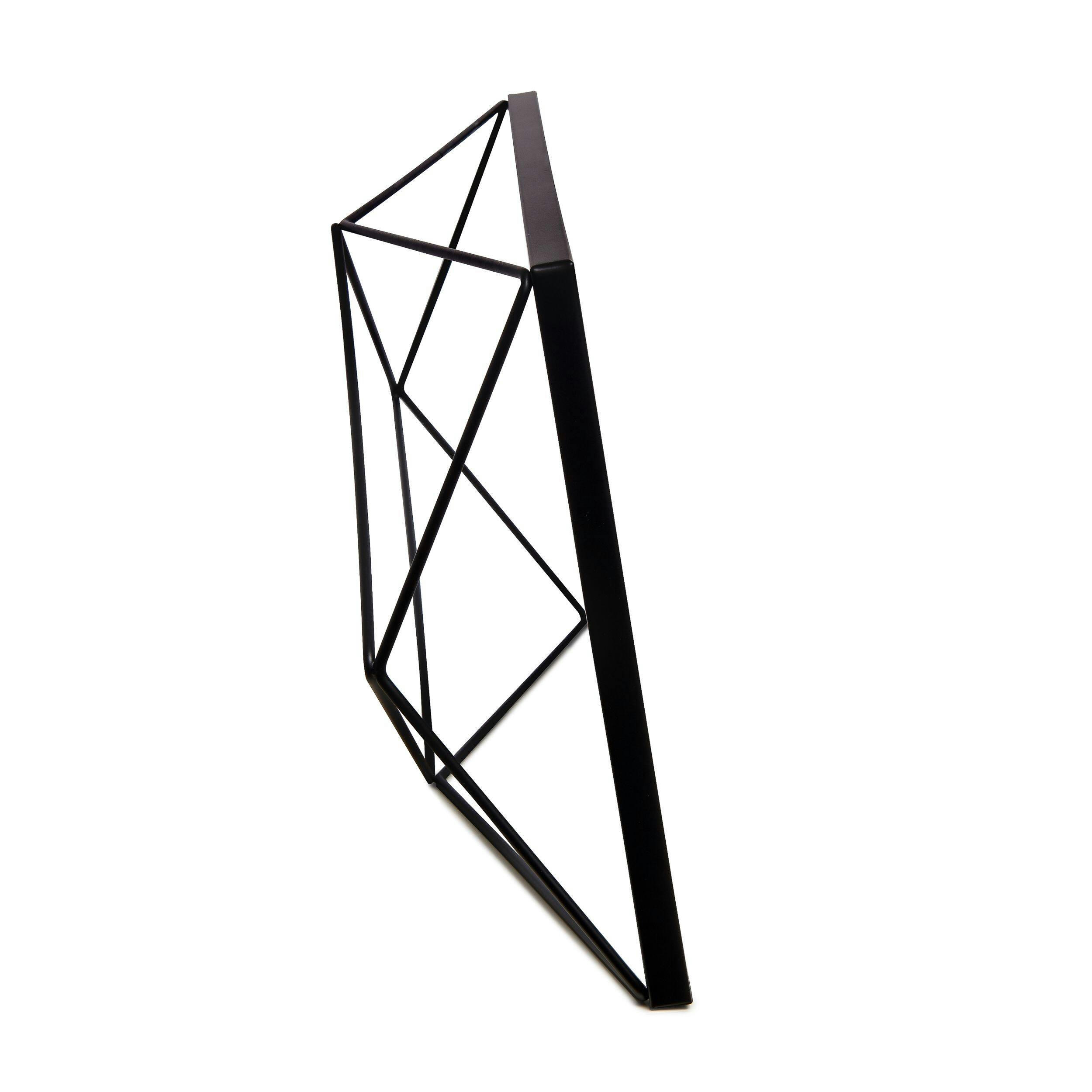 Umbra Prisma Geometric Multi-Photo Display Frame, Black, 19 x 9 x 3.2-in