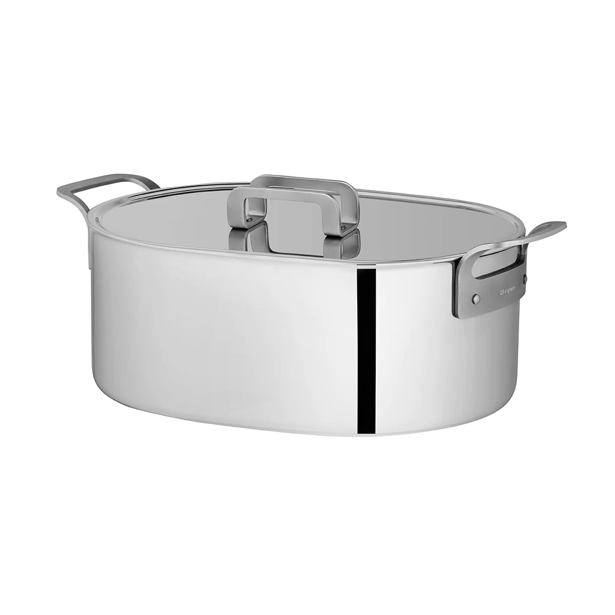 Cocotte inox 24 cm avec couvercle