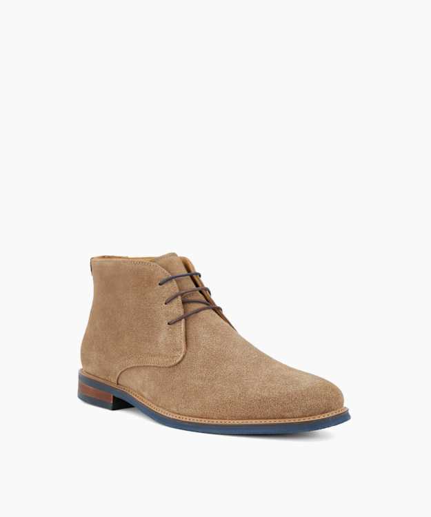 Millers Taupe - Round Toe Lace Up Boots