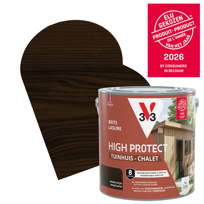 Lasure pour chalet High Protect wengé 2,5 L V33