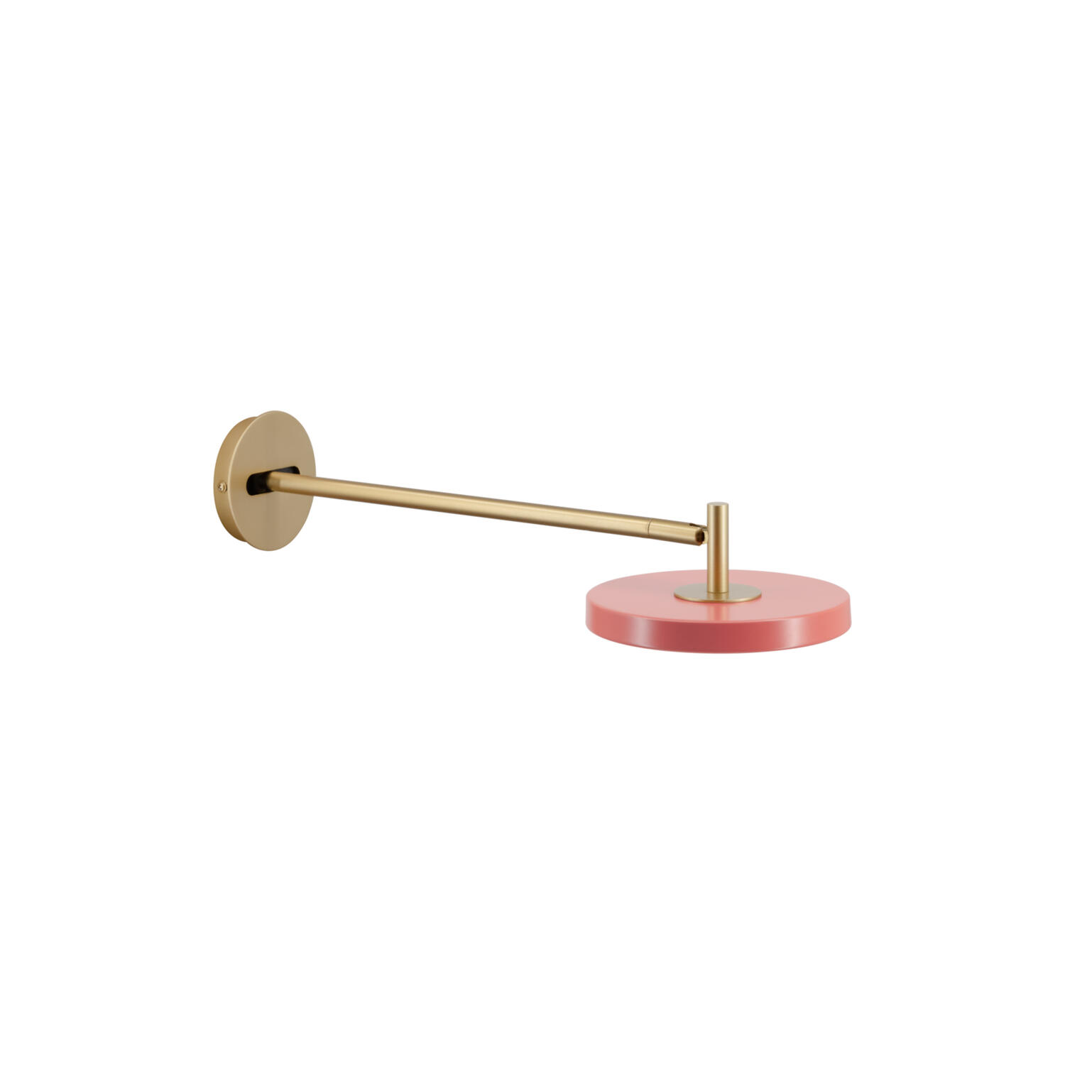 Asteria Long Wall Lamp, nuance rose