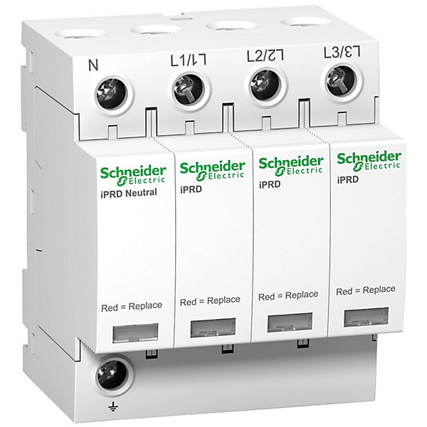A9l20601 Schneider - Parafoudre Triphasé   Neutre De Type 2 Iprdr20r - 20ka - Report De Signalisation