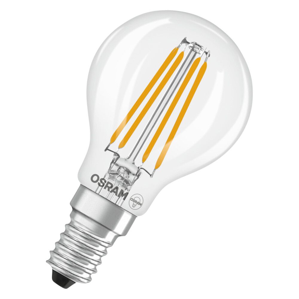 GLOBUSPÆRE OSRAM LED E14 470LM 3,4W KLAR