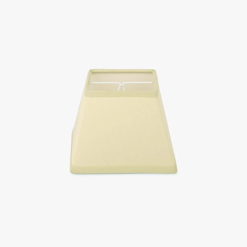 AbatJour Quadrado em Seda Bege