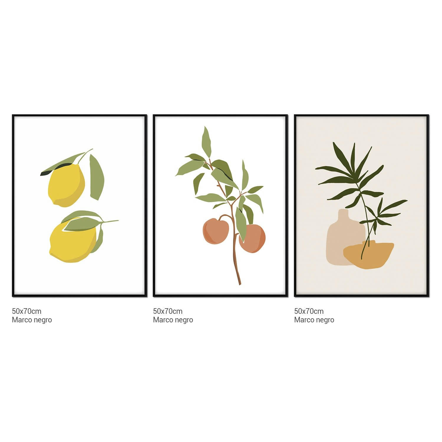 DÉCORATION MURALE - Décoration murale avec cadre en noir - Cuisine