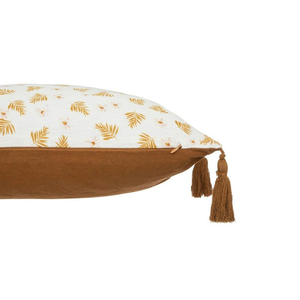 - Coussin Marron polyester 30 x 50