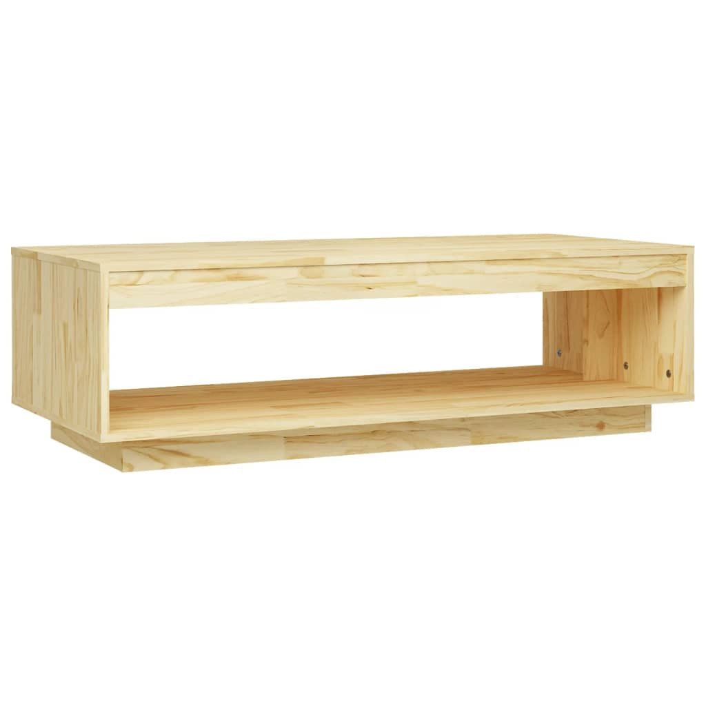 Stolik Kawowy Ława Stół Drewniany 110x50x33.5 Półka Do Salonu Do Pokoju