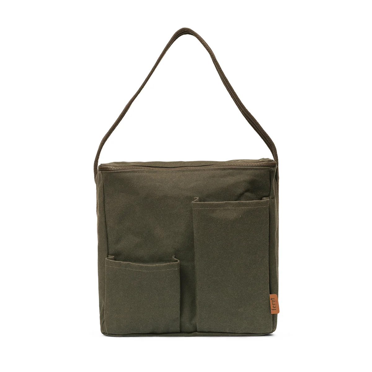 Ferm Living - Bark Picknicktasche, olive