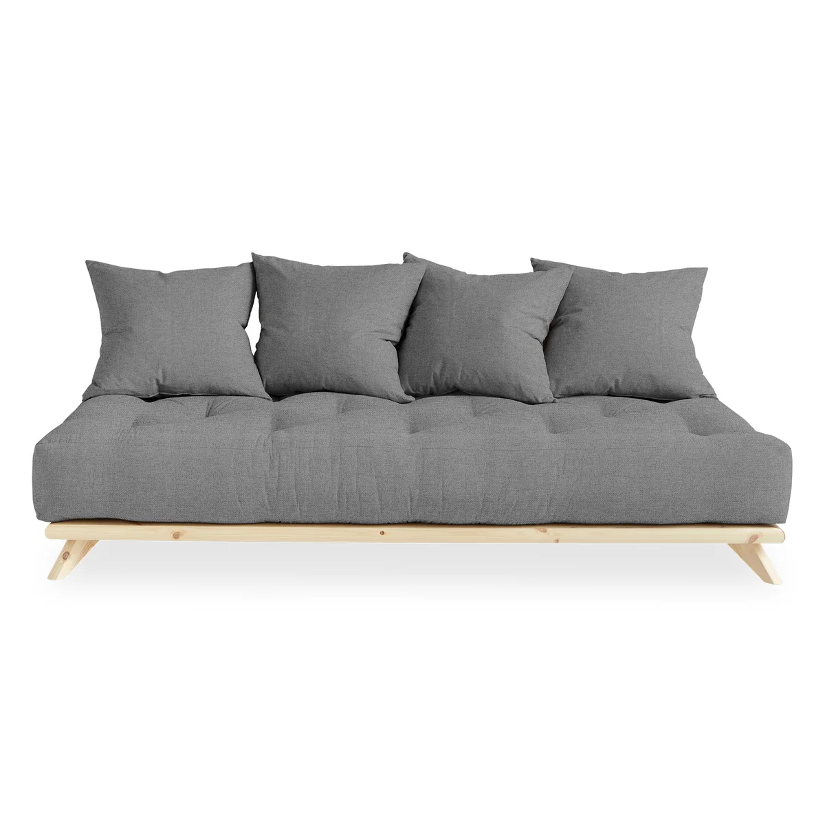 Karup - Senza Sofa, Kiefer natur / dunkelgrau