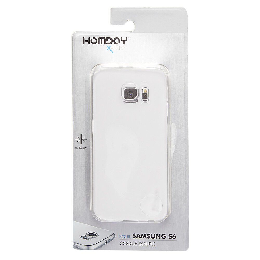 Coque souple transparente pour Samsung Galaxy S6