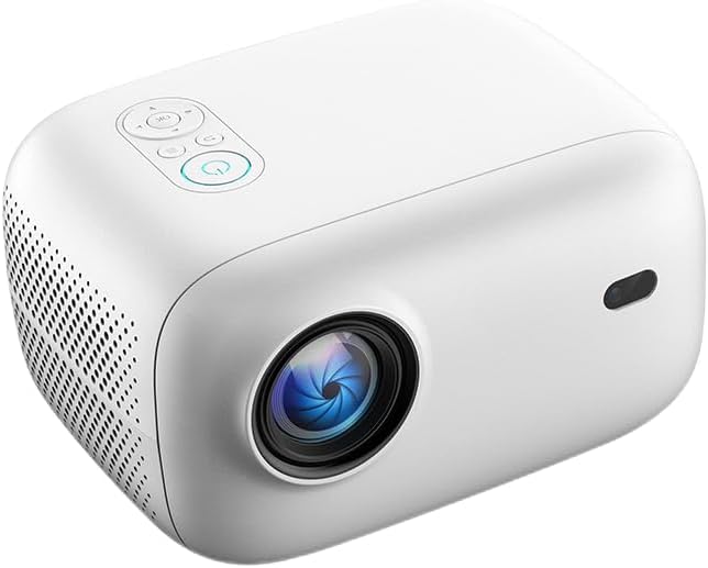 PJ500 Compact Smart Projector, 40-130 1080P HD Screen, 4K Decoding, 550 ANSI Lumens, Auto Focus and Keystone, Wi-Fi 6 & Bluetooth 5.2 Connectivity