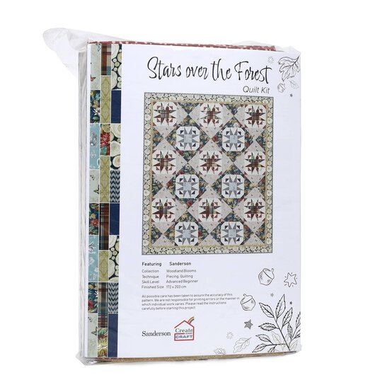 Sanderson Stars on the Forest Quilt Kit