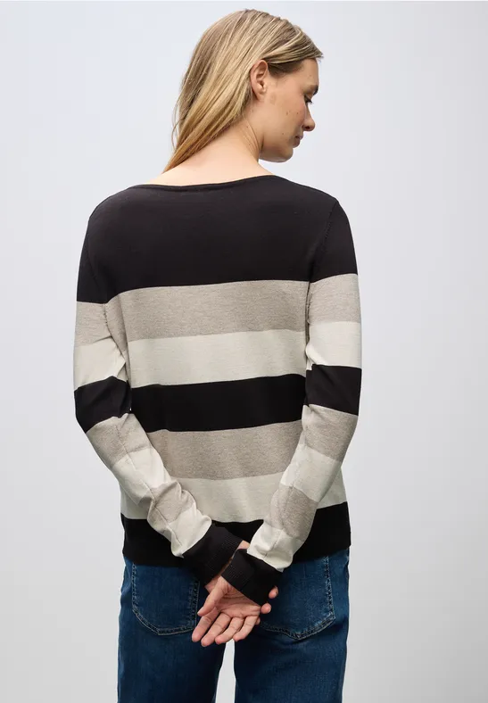 Gestreifter Pullover