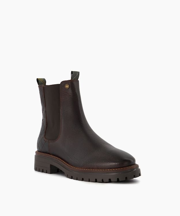 Evie Brown - Leather Chelsea Ankle Boots