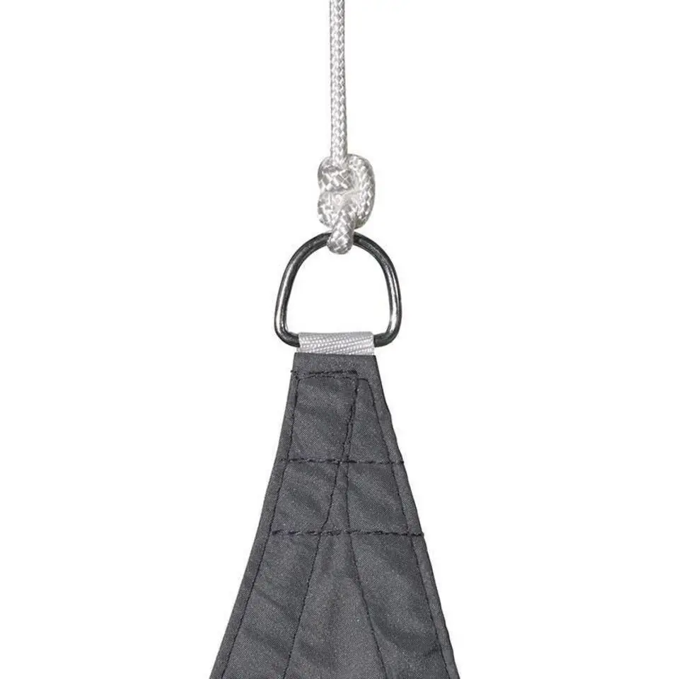 Hesperide Schaduwdoek Curacao - driehoekig - grijs - 4x4m