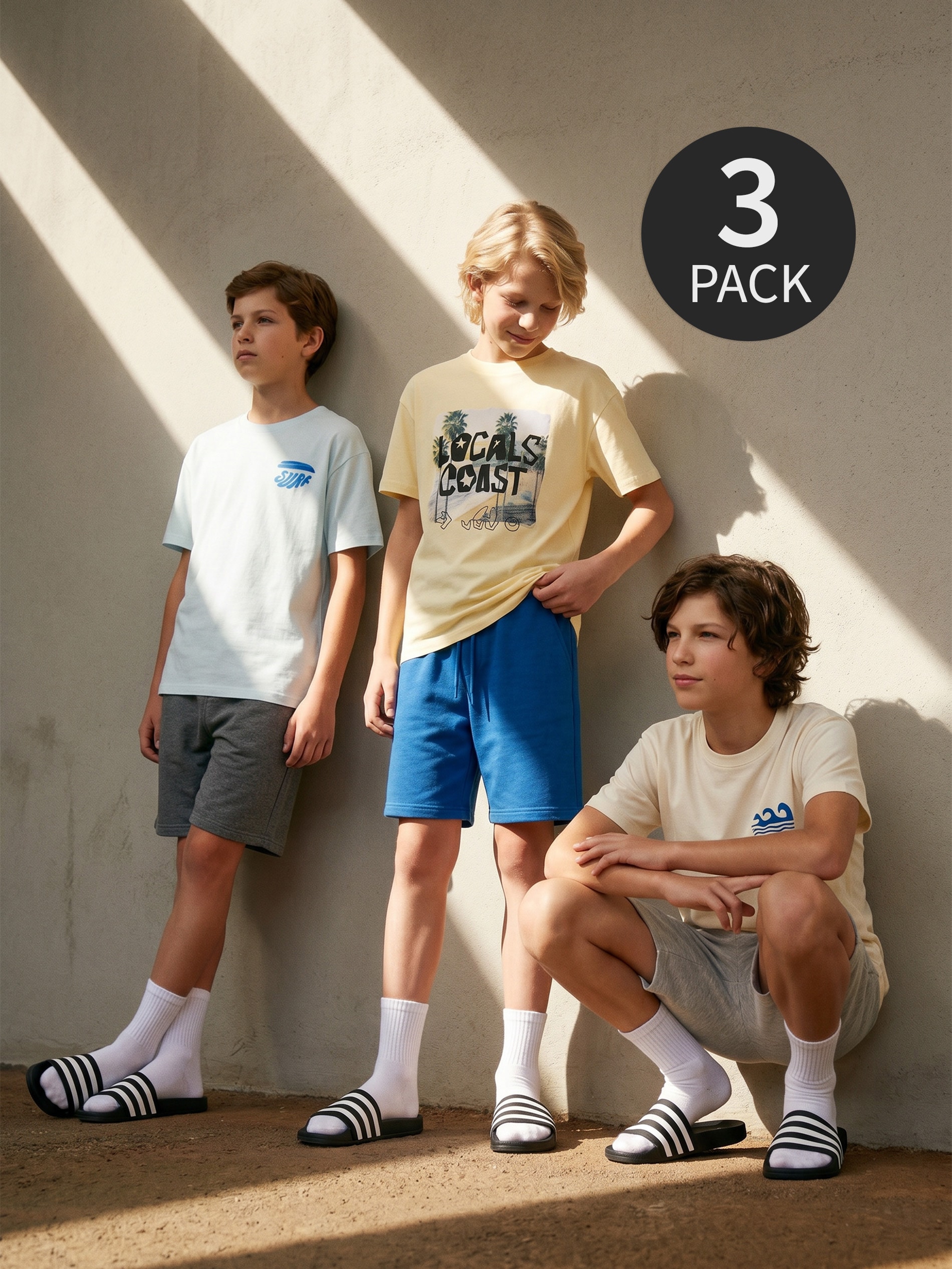 Szorty dresowe 3 pack