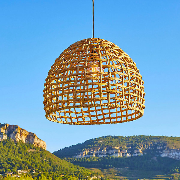 Abat jour naturel seul AMADEO INDOOR H38cm