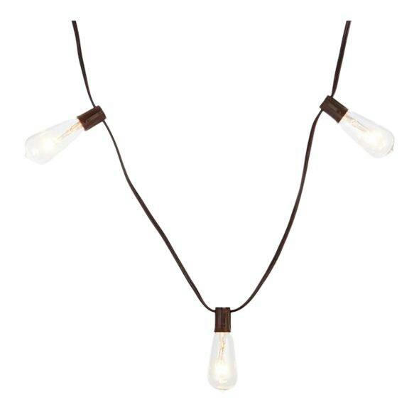 CANVAS Indoor/Outdoor Clear White Incandescent Plug-In String Lights, 10.3-m