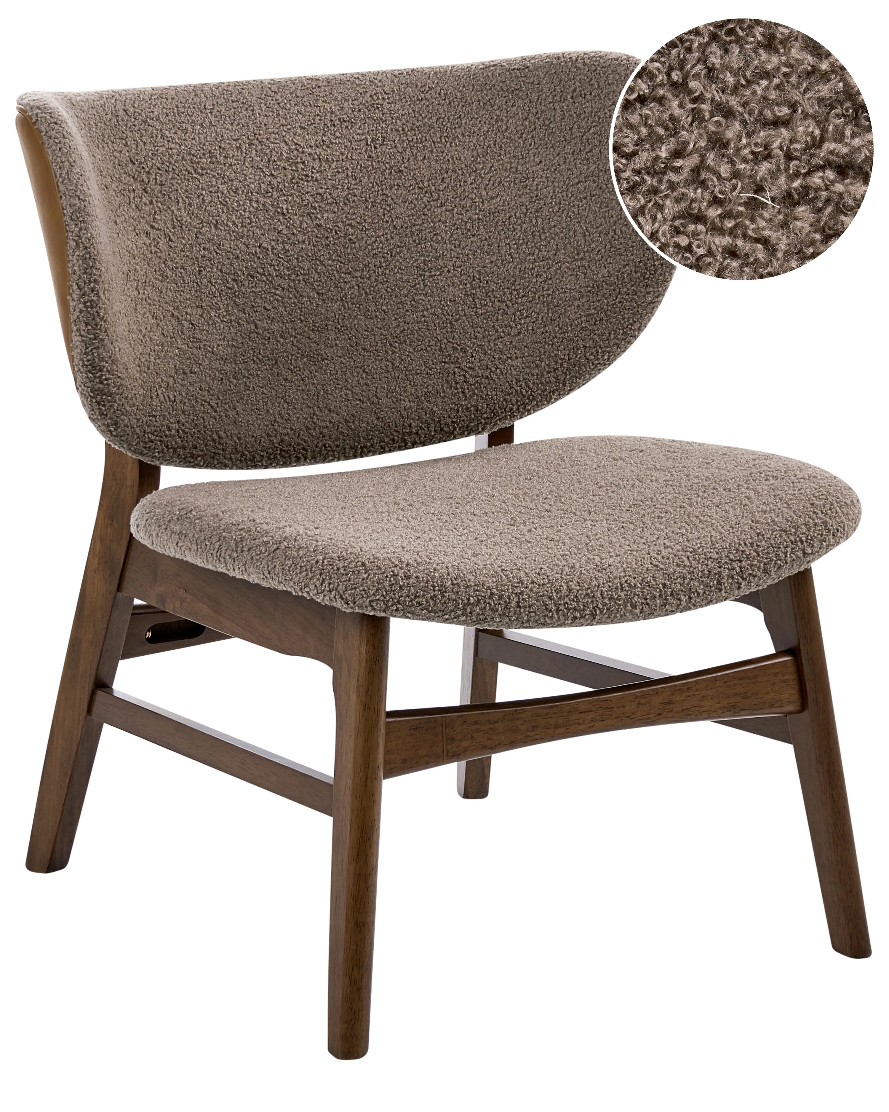 Armchair DAY Boucle Taupe