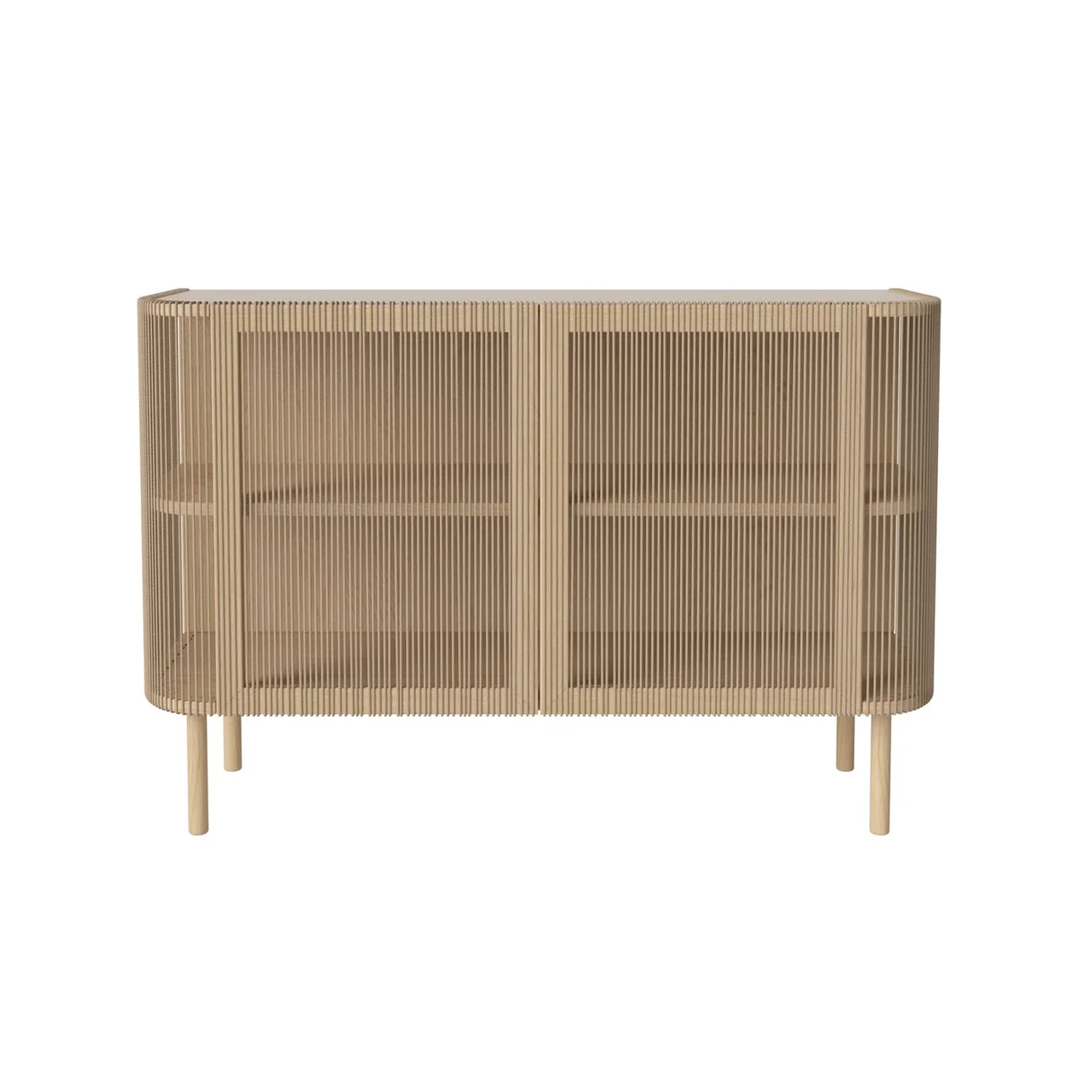 Bolia - Cord Sideboard, nature Cord, Eiche weiß pigmentiert geölt
